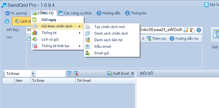 Phần mềm SendGrid Pro