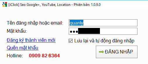 Phần mềm seo G+