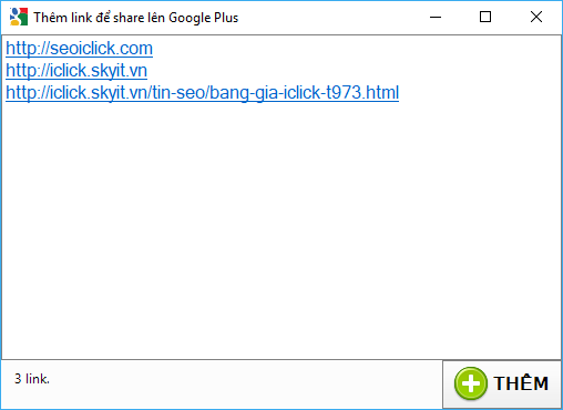 Phần mềm seo G+