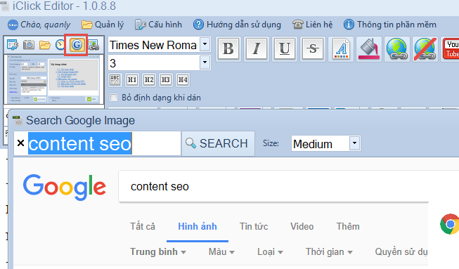 phần mềm viết content website