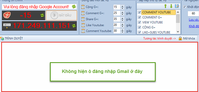 Khắc phục lỗi mở Seo G+, Youtube, Google Maps hiện màn hình trắng (trống)