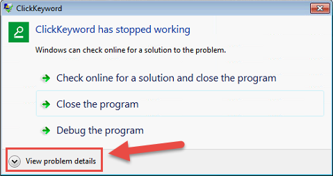 Khắc phục lỗi has stopped working khi chạy Click Keyword hoặc các công cụ khác của iClick