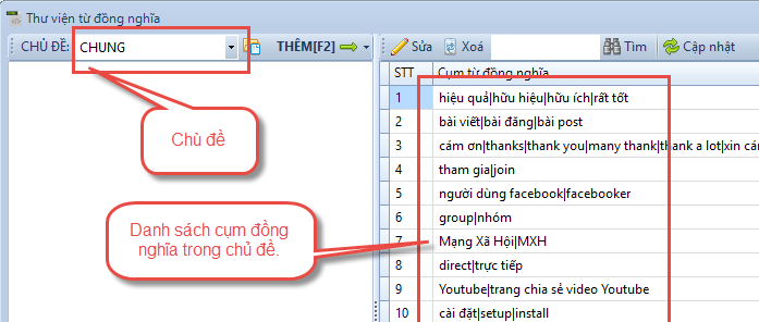 Phần mềm spin tiếng Việt