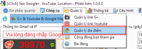Hướng dẫn thêm địa điểm vào phần mềm seo Địa Điểm iClick