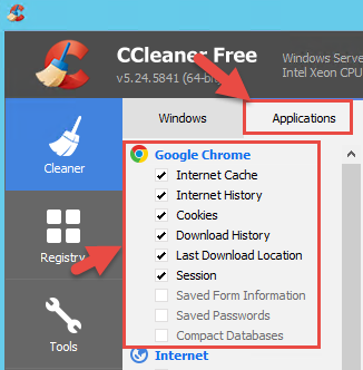 Hướng dẫn tải và cài đặt phần mềm CCleaner, sử dụng tính năng xóa dữ liệu trình duyệt cho cac