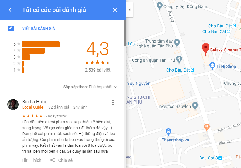 Hướng dẫn viết Review Google Maps