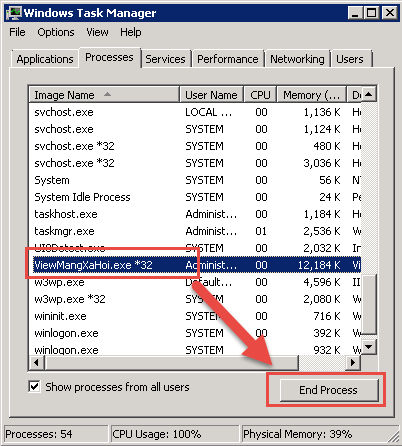 Sửa lỗi khi mở phần mềm View MXH hoặc Keyword không được