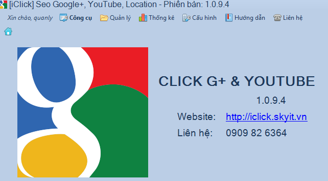 Sửa lỗi phần mềm seo G+ phiên bản 1.0.9.3