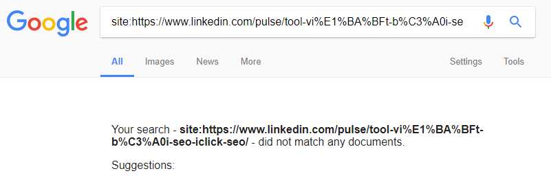Submit article post trên Linkedin