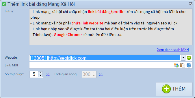 Tăng view mạng xã hội iClick