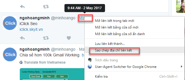 tăng view từ MXH iClick