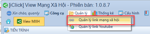 tăng view từ MXH iClick