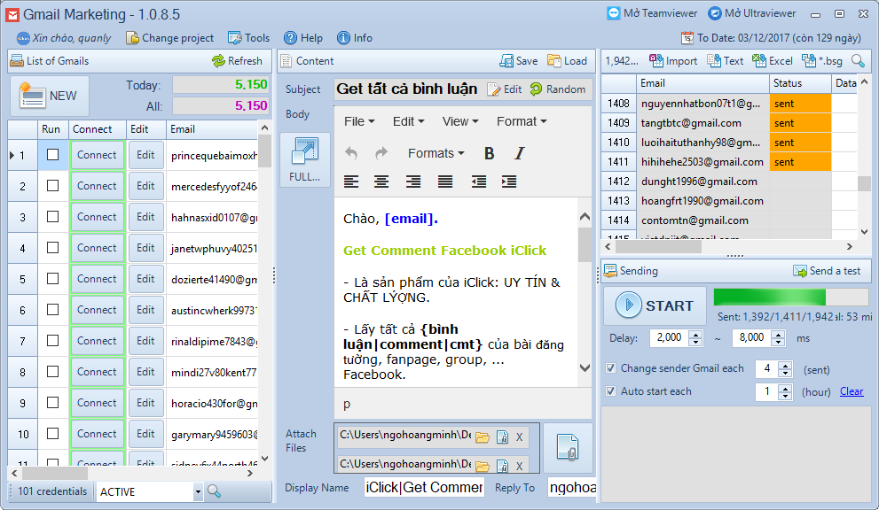 Tổng hợp các phần mềm gửi Email Marketing của iClick