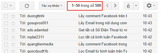 Tạo Gmail mới gửi Marketing