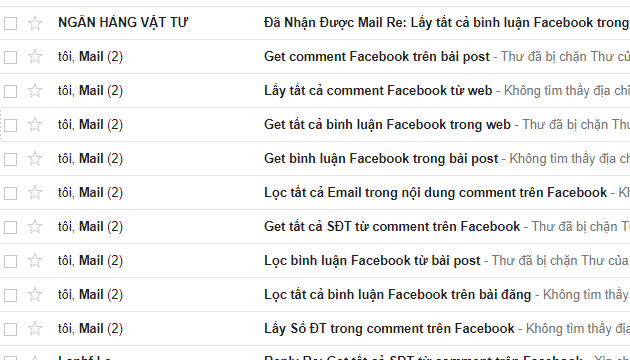 Tạo Gmail mới gửi Marketing