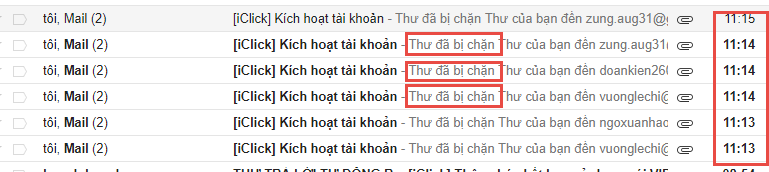 Tạo Gmail mới gửi Marketing