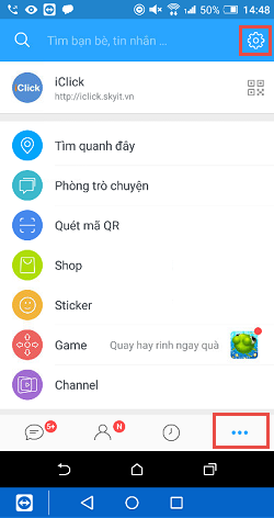Tạo password cho tài khoản Zalo