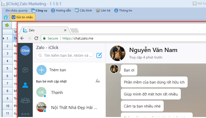 Trình duyệt tự động Google Chrome Zalo Marketing