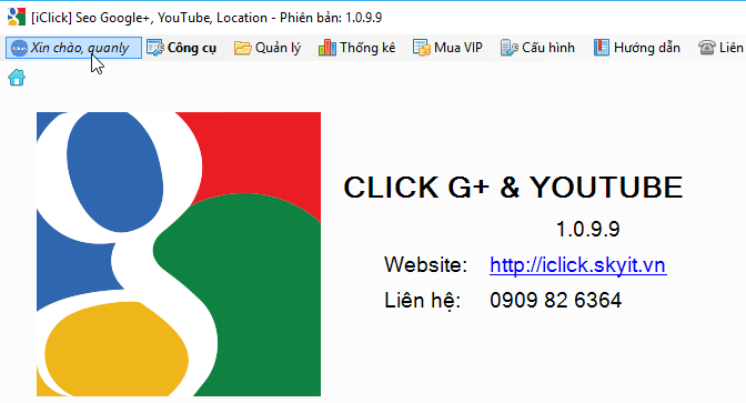 Update công cụ seo Google+, Youtube, Maps