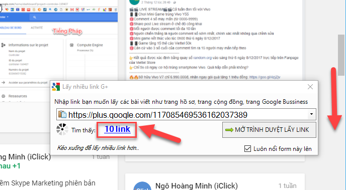 Update công cụ seo Google+, Youtube, Maps