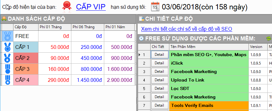 Update công cụ seo Google+, Youtube, Maps