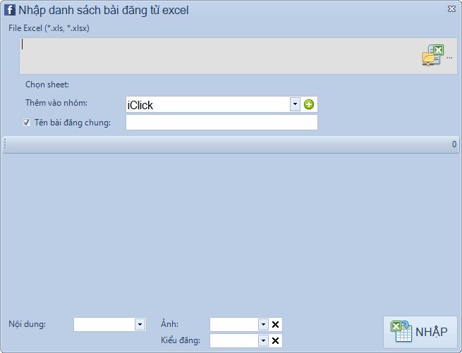 Update Facebook marketing iClick