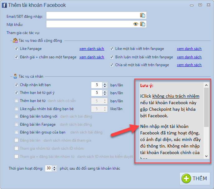 Update Facebook marketing iClick
