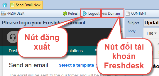 Update gửi email marketing với Freshdesk