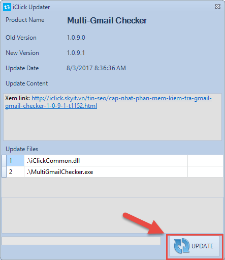 Update Gmail Checker Password Tools