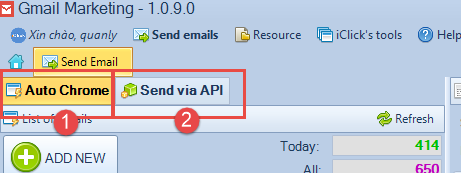 Update Gmail Marketing iClick