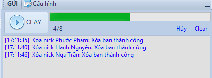 Update phần mềm quảng cáo Zalo