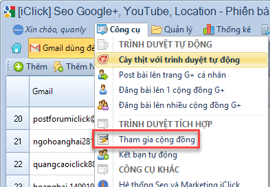 Update phần mềm seo Yotube, Google Plus, Maps