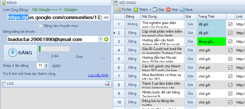 Update phần mềm seo Yotube, Google Plus, Maps