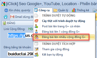 Update phần mềm seo Yotube, Google Plus, Maps