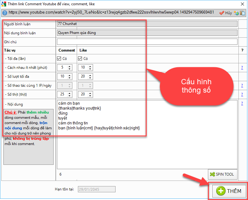 Update phần mềm seo Youtube