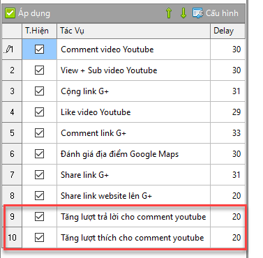Update phần mềm seo Youtube