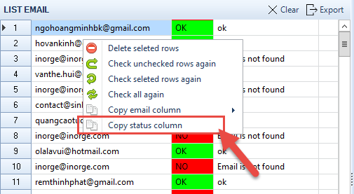 Update phần mềm Verify Email iClick