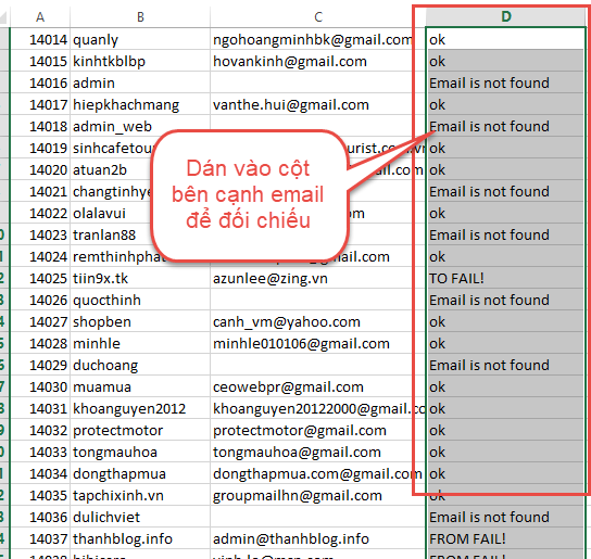 Update phần mềm Verify Email iClick