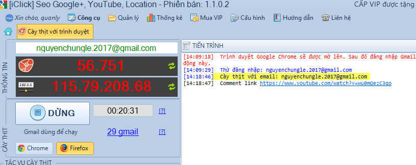 Xác minh đăng nhập Gmail
