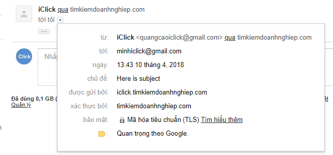 Xác thực domain sendgrid