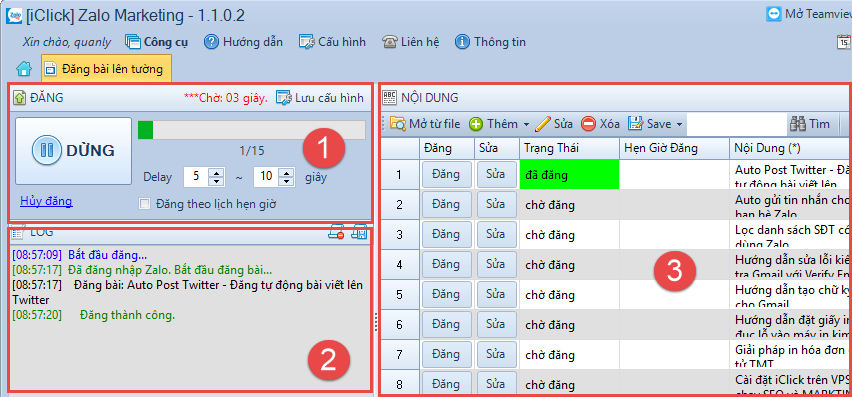 Phần mềm Zalo Marketing iClick